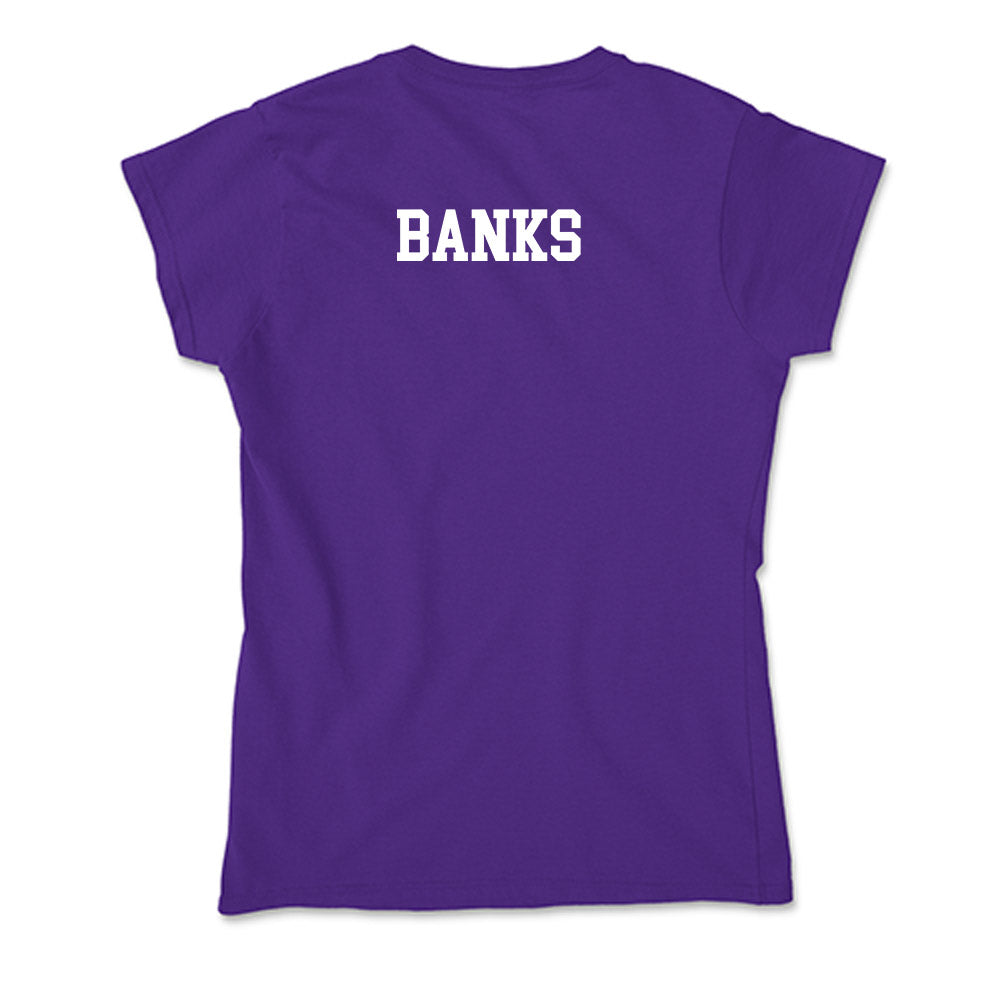 '- NCAA Men's Track & Field : Johnny Banks - Soft Style Women‚Äôs T-Shirt Hoodie, Sweatshirt | CoreVibeTees.com (Image 2)