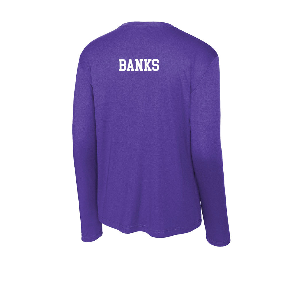 '- NCAA Men's Track & Field : Johnny Banks - Activewear Long Sleeve T-Shirt Hoodie, Sweatshirt | CoreVibeTees.com (Image 2)
