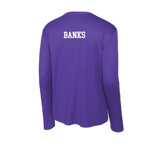 '- NCAA Men's Track & Field : Johnny Banks - Activewear Long Sleeve T-Shirt Hoodie, Sweatshirt | CoreVibeTees.com (Image 2)