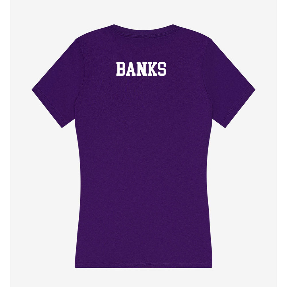 '- NCAA Men's Track & Field : Johnny Banks - Women's V-Neck T-Shirt Hoodie, Sweatshirt | CoreVibeTees.com (Image 2)