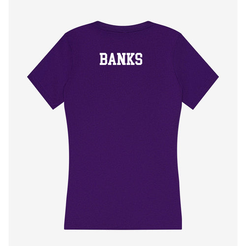'- NCAA Men's Track & Field : Johnny Banks - Women's V-Neck T-Shirt Hoodie, Sweatshirt | CoreVibeTees.com (Image 2)