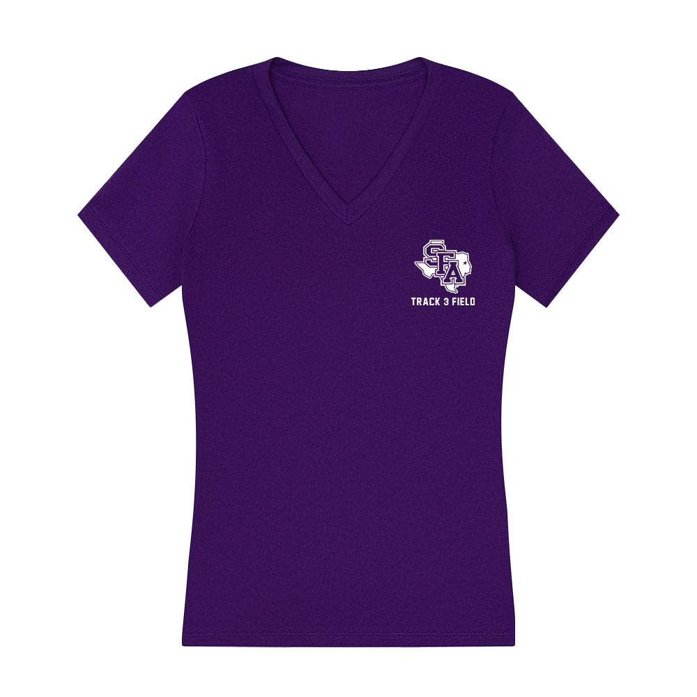 '- NCAA Men's Track & Field : Johnny Banks - Women's V-Neck T-Shirt Hoodie, Sweatshirt | CoreVibeTees.com (Image 1)