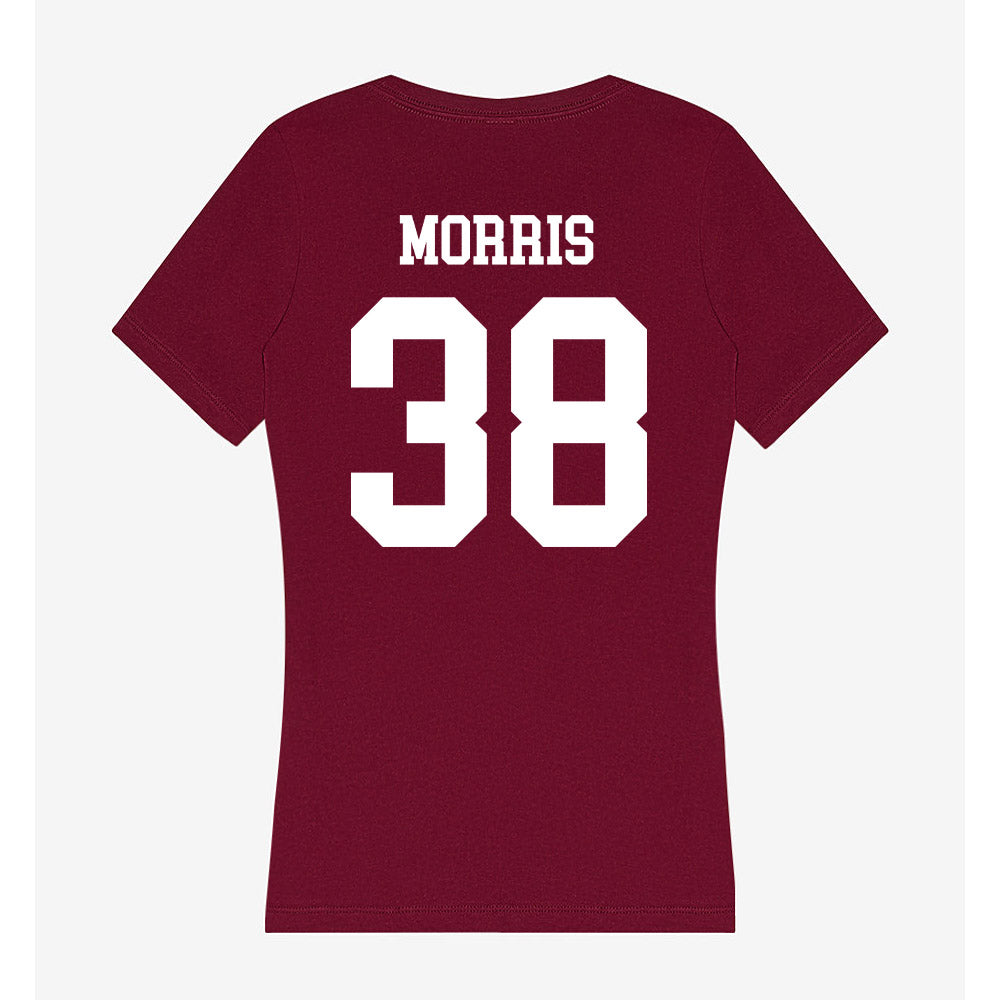 AAMU - NCAA Baseball : Charles Morris - Women's V-Neck T-Shirt Style001 Hoodie, Sweatshirt | CoreVibeTees.com (Image 2)