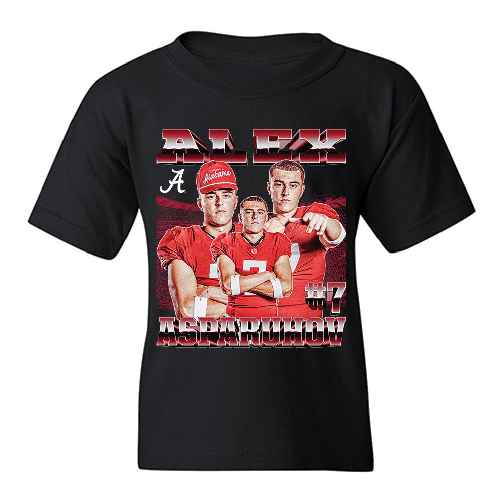 Alabama - NCAA Football : Alex Asparuhov - Collage Youth T-Shirt Hoodie, Sweatshirt | CoreVibeTees.com