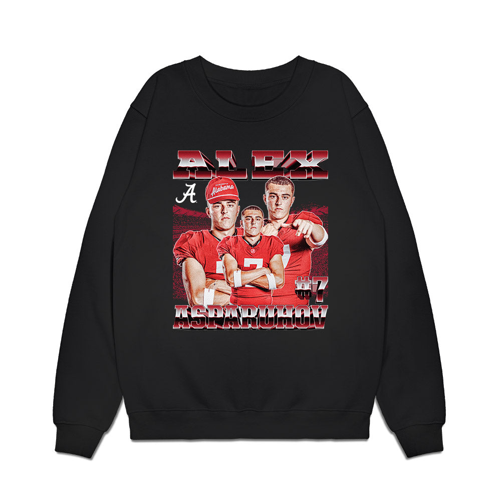 Alabama - NCAA Football : Alex Asparuhov - Collage Premium Crewneck Sweatshirt T-Shirts, Hoodie | CoreVibeTees.com