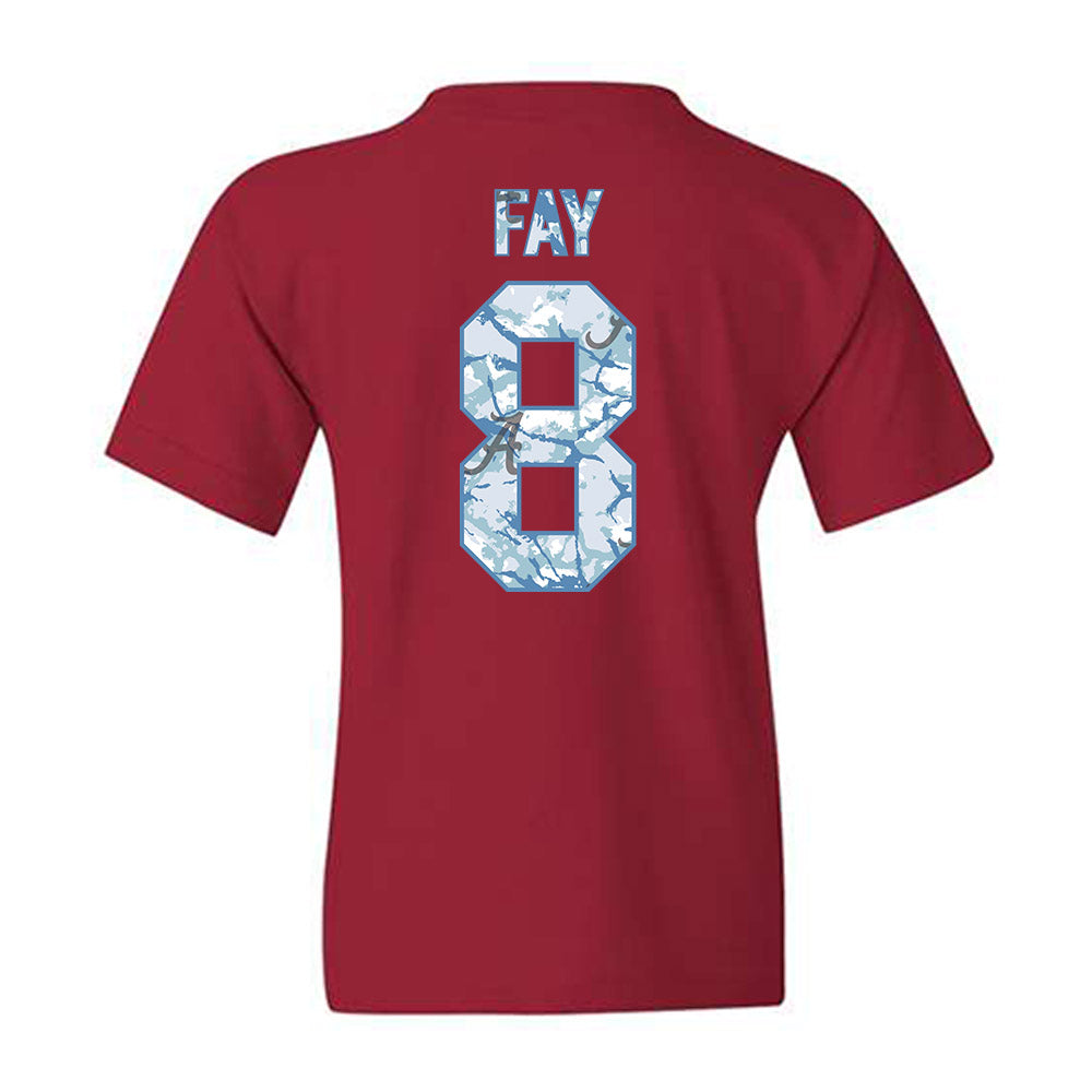 Alabama - NCAA Baseball : Tyler Fay - Hydrobama‚Ñ¢ Youth T-Shirt Style001 Hoodie, Sweatshirt | CoreVibeTees.com (Image 2)