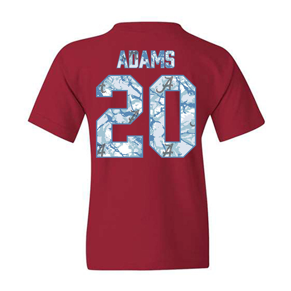 Alabama - NCAA Baseball : Zane Adams - Hydrobama‚Ñ¢ Youth T-Shirt Style001 Hoodie, Sweatshirt | CoreVibeTees.com (Image 2)