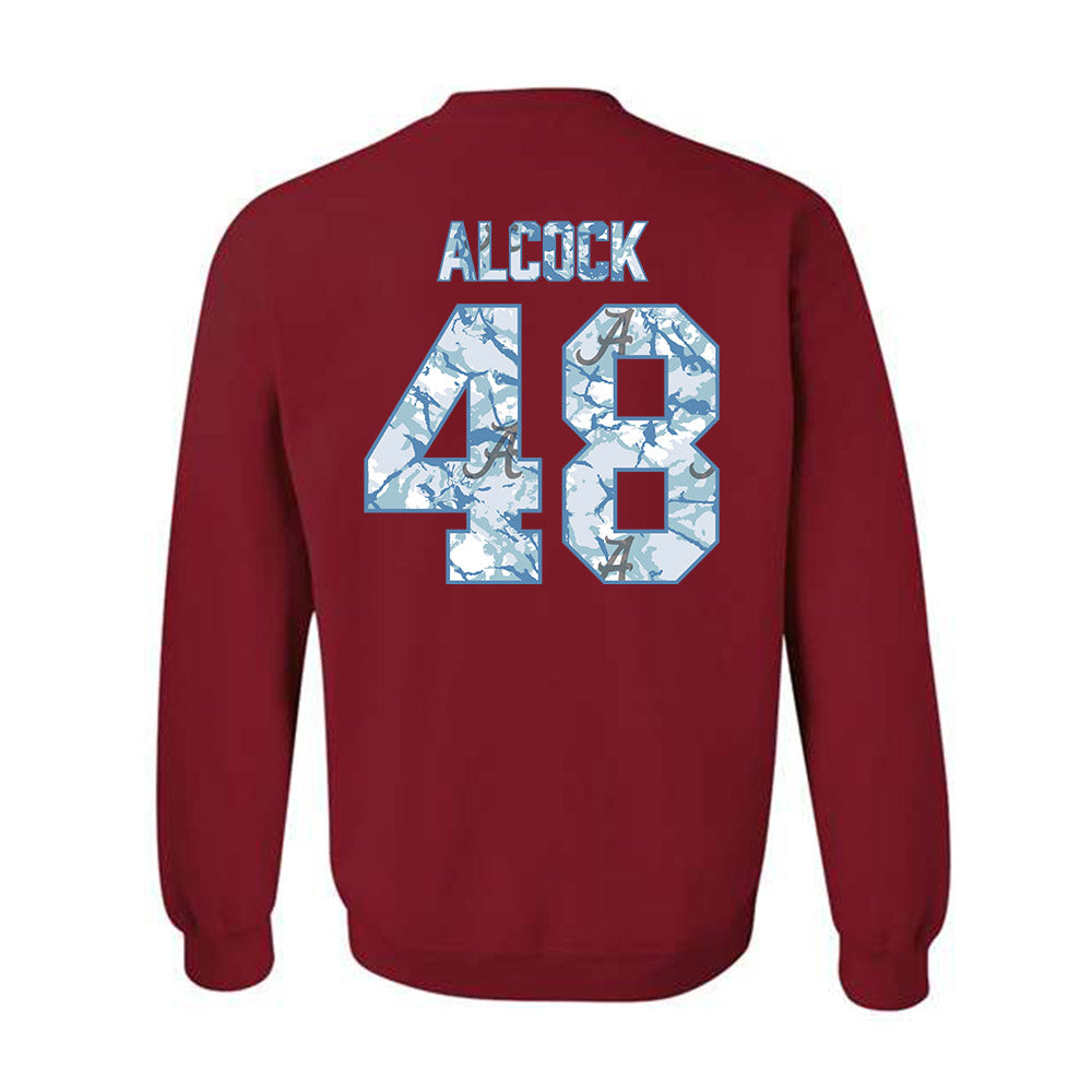 Alabama - NCAA Baseball : Bobby Alcock - Hydrobama‚Ñ¢ Crewneck Sweatshirt T-Shirts, Hoodie | CoreVibeTees.com (Image 2)
