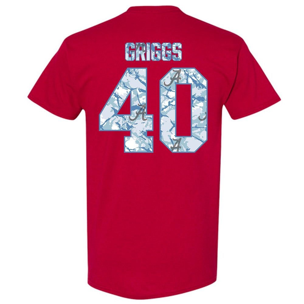Alabama - NCAA Baseball : Sean Griggs - Hydrobama‚Ñ¢ T-Shirt Hoodie, Sweatshirt | CoreVibeTees.com (Image 2)