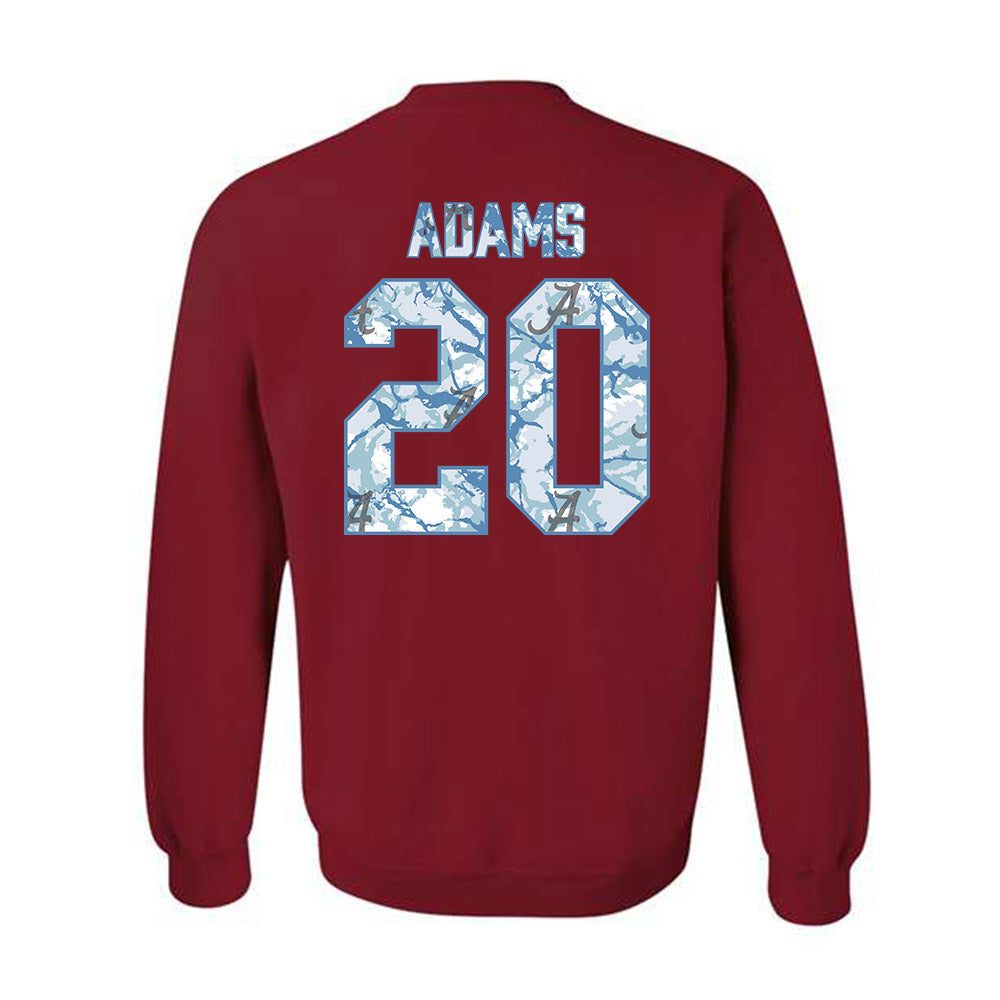 Alabama - NCAA Baseball : Zane Adams - Hydrobama‚Ñ¢ Crewneck Sweatshirt T-Shirts, Hoodie | CoreVibeTees.com (Image 2)