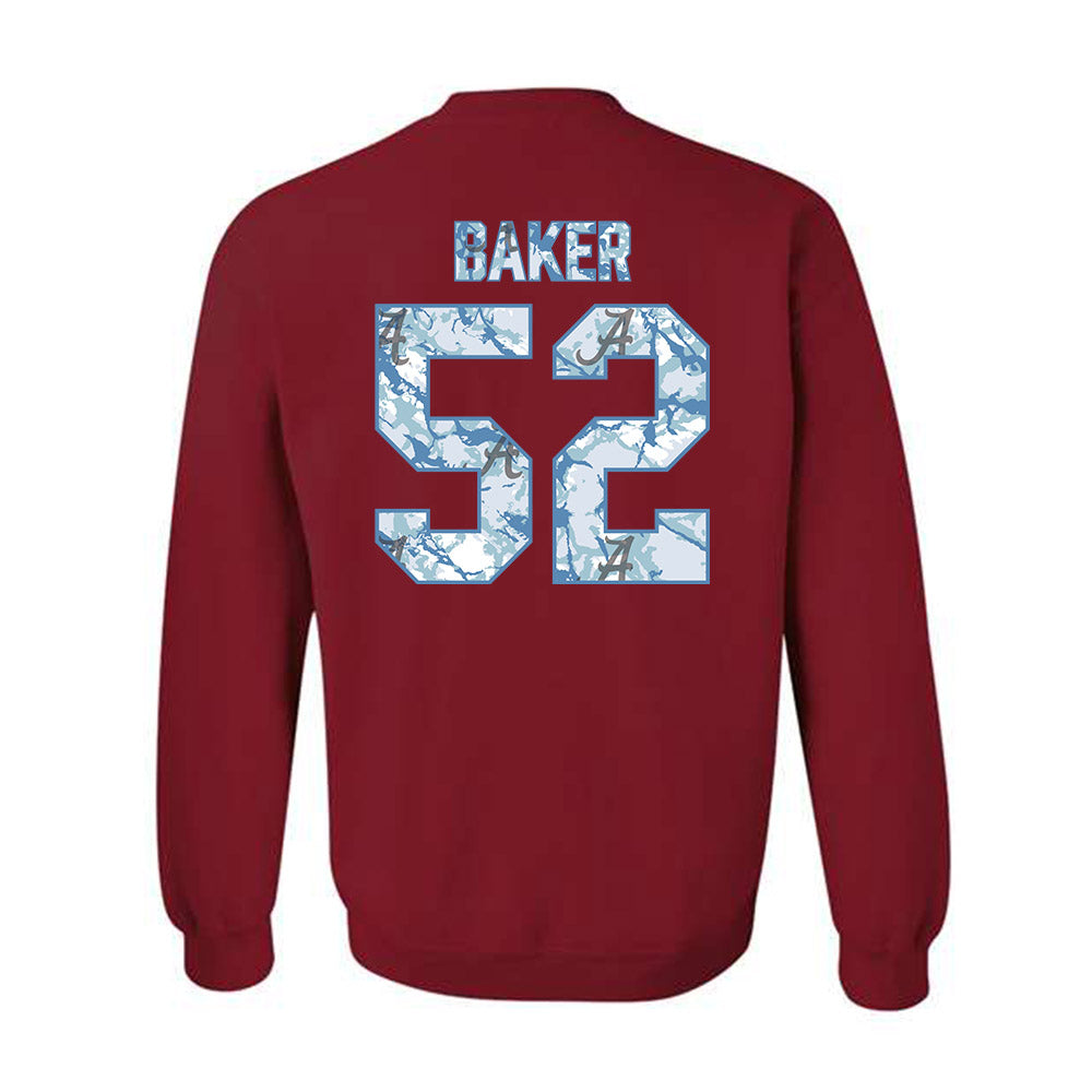 Alabama - NCAA Baseball : Jackson Baker - Hydrobama‚Ñ¢ Crewneck Sweatshirt T-Shirts, Hoodie | CoreVibeTees.com (Image 2)