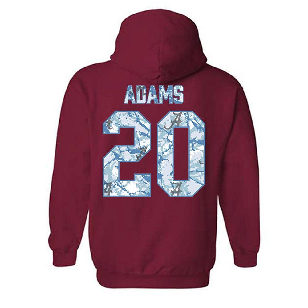 Alabama - NCAA Baseball : Zane Adams - Hydrobama‚Ñ¢ Hooded Sweatshirt Style001 T-Shirts, Hoodie | CoreVibeTees.com (Image 2)