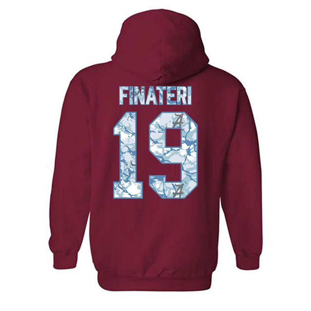 Alabama - NCAA Baseball : Aeden Finateri - Hydrobama‚Ñ¢ Hooded Sweatshirt Style001 T-Shirts, Hoodie (Image 2)