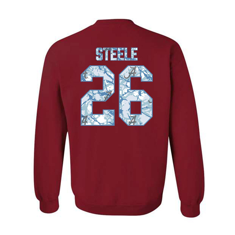 Alabama - NCAA Baseball : Peyton Steele - Hydrobama‚Ñ¢ Crewneck Sweatshirt T-Shirts, Hoodie | CoreVibeTees.com (Image 2)
