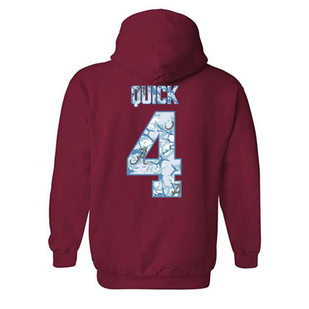 Alabama - NCAA Baseball : Riley Quick - Hydrobama‚Ñ¢ Hooded Sweatshirt Style001 T-Shirts, Hoodie | CoreVibeTees.com (Image 2)