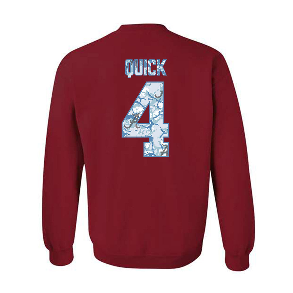 Alabama - NCAA Baseball : Riley Quick - Hydrobama‚Ñ¢ Crewneck Sweatshirt T-Shirts, Hoodie | CoreVibeTees.com (Image 2)