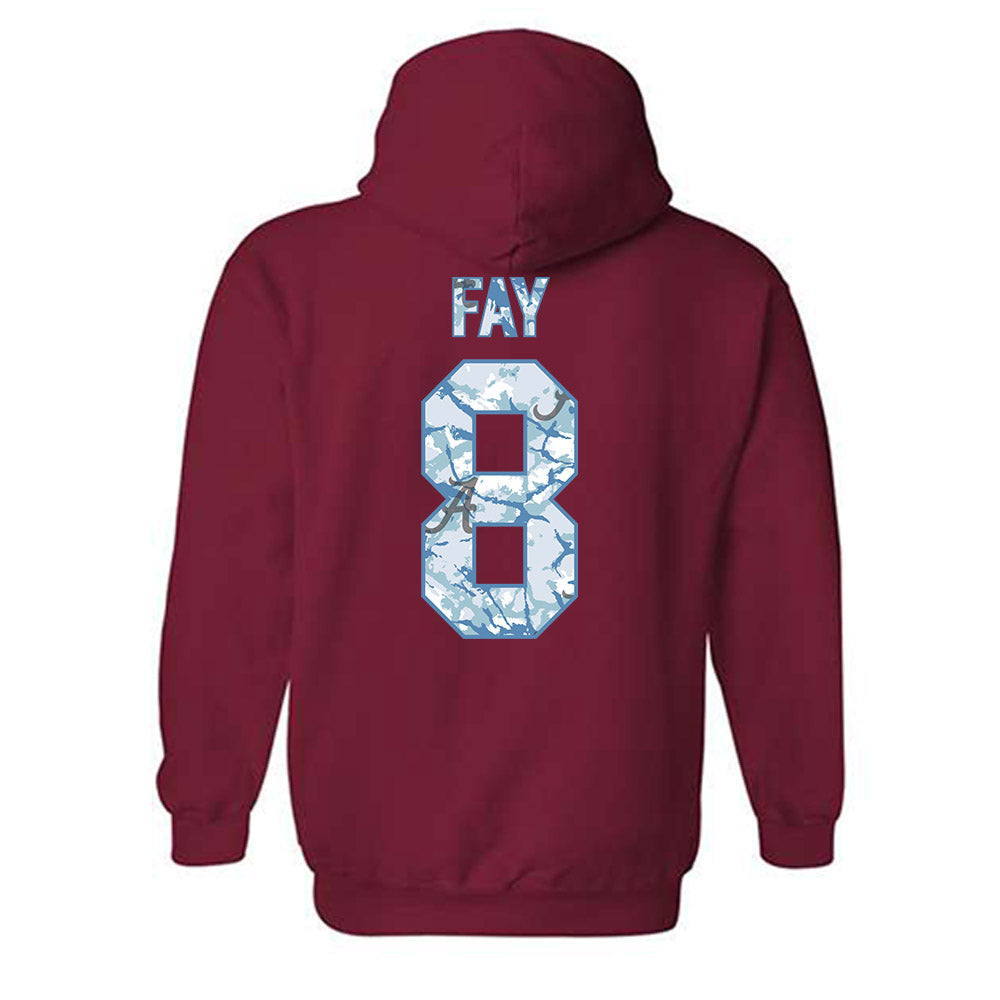 Alabama - NCAA Baseball : Tyler Fay - Hydrobama‚Ñ¢ Hooded Sweatshirt Style001 T-Shirts, Hoodie | CoreVibeTees.com (Image 2)