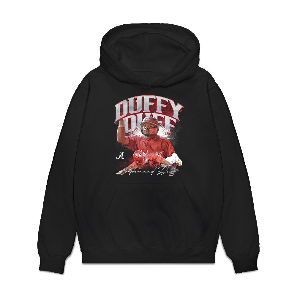 Alabama - NCAA Baseball : Ahmaad Duff - Collage Premium Hooded Sweatshirt T-Shirts, Hoodie | CoreVibeTees.com