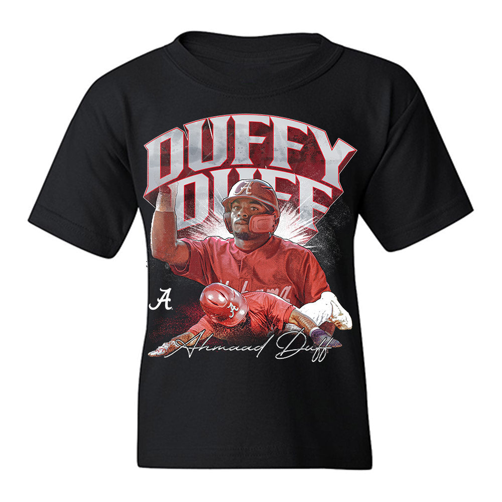 Alabama - NCAA Baseball : Ahmaad Duff - Collage Youth T-Shirt Hoodie, Sweatshirt | CoreVibeTees.com