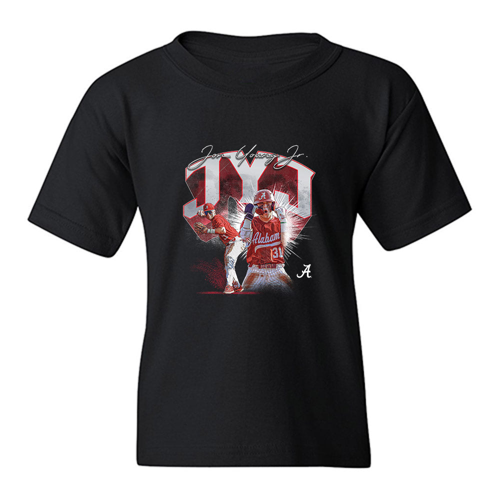Alabama - NCAA Baseball : Jon Young Jr. - Collage Youth T-Shirt Hoodie, Sweatshirt | CoreVibeTees.com
