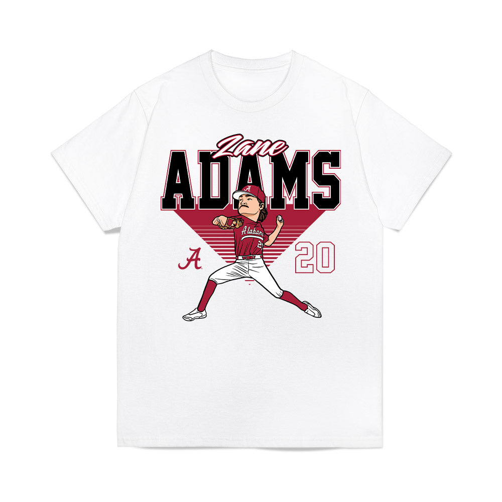 Alabama - NCAA Baseball : Zane Adams - Caricature Premium T-Shirt Style001 Hoodie, Sweatshirt | CoreVibeTees.com