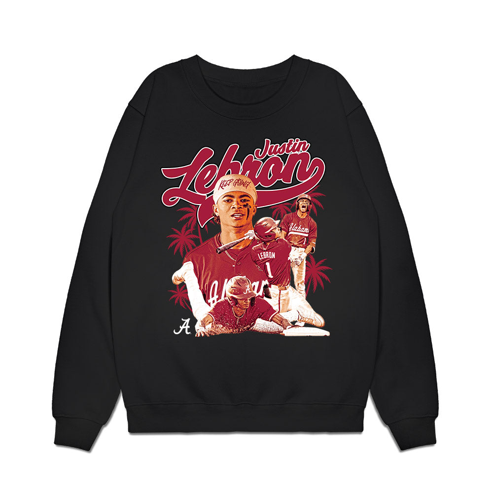 Alabama - NCAA Baseball : Justin Lebron - Collage Premium Crewneck Sweatshirt Style001 T-Shirts, Hoodie | CoreVibeTees.com