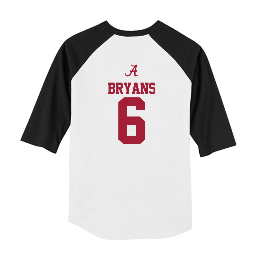 Alabama - NCAA Baseball : Beau Bryans - USA Raglan Youth Raglan T-Shirt Hoodie, Sweatshirt | CoreVibeTees.com (Image 2)