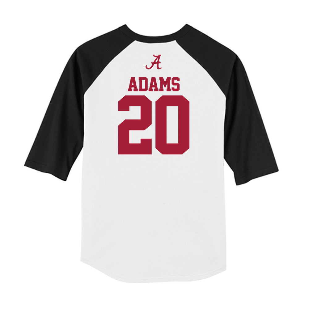 Alabama - NCAA Baseball : Zane Adams - USA Raglan Raglan Shirt Hoodie, Sweatshirt | CoreVibeTees.com (Image 2)