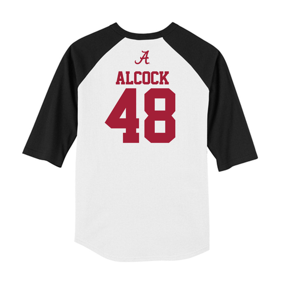 Alabama - NCAA Baseball : Bobby Alcock - USA Raglan Raglan Shirt Hoodie, Sweatshirt | CoreVibeTees.com (Image 2)