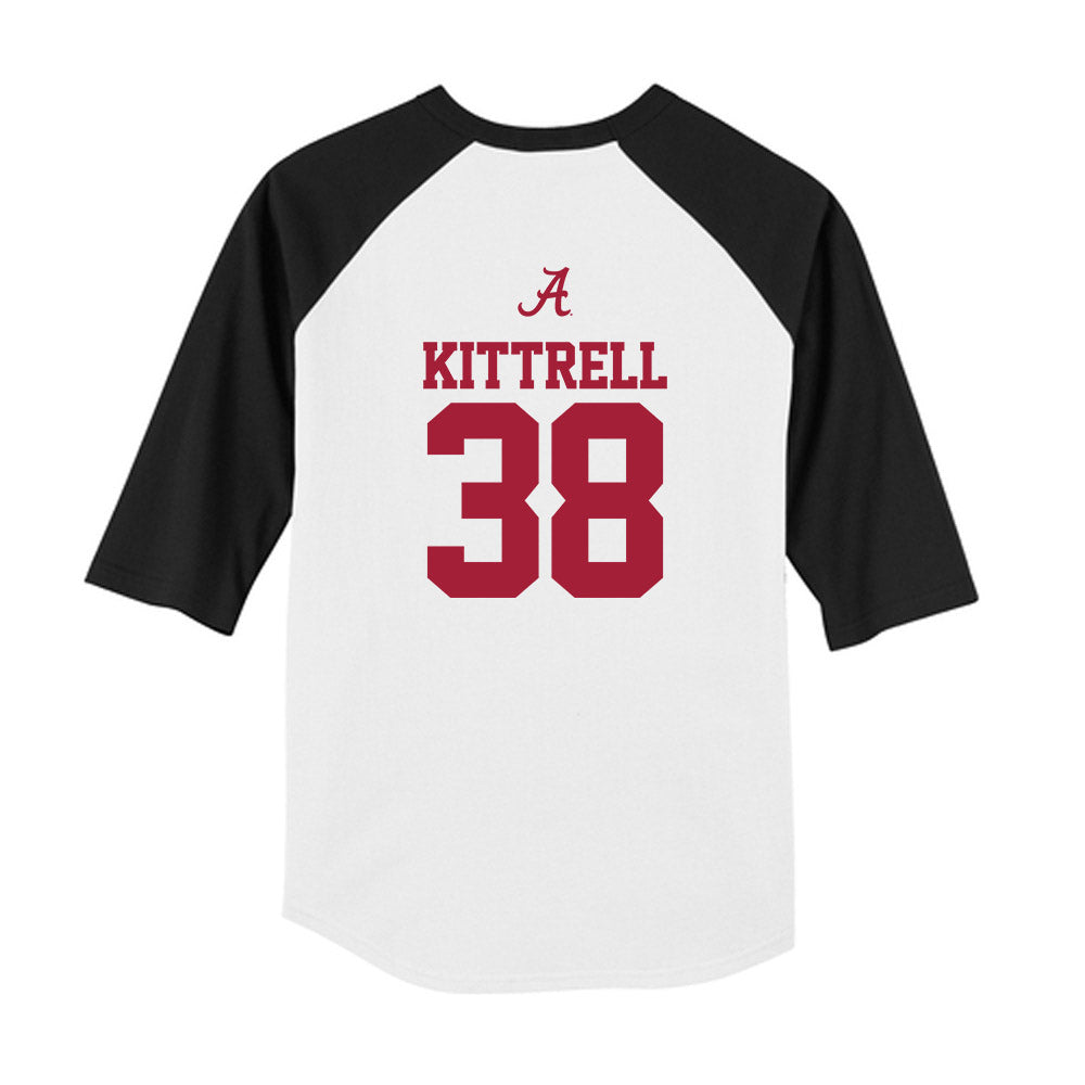 Alabama - NCAA Baseball : Zach Kittrell - USA Raglan Youth Raglan T-Shirt Hoodie, Sweatshirt | CoreVibeTees.com (Image 2)