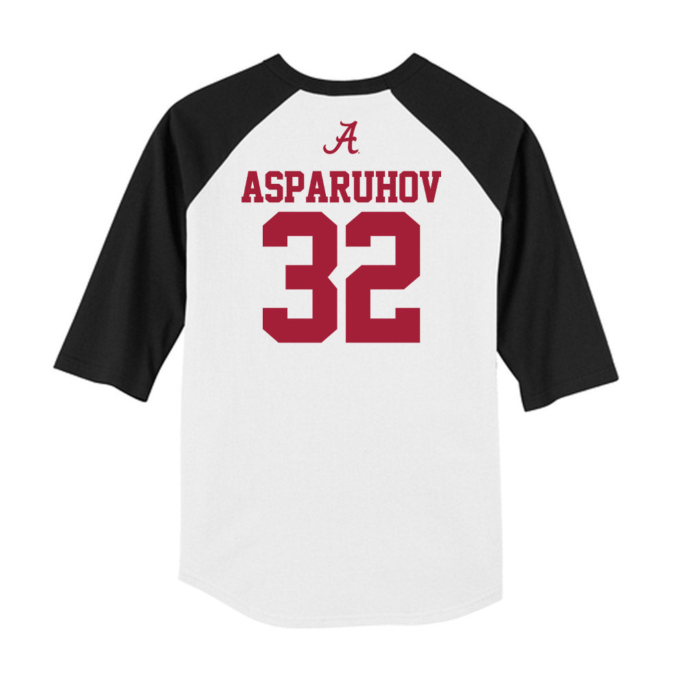 Alabama - NCAA Football : Alex Asparuhov - USA Raglan Raglan Shirt Hoodie, Sweatshirt | CoreVibeTees.com (Image 2)