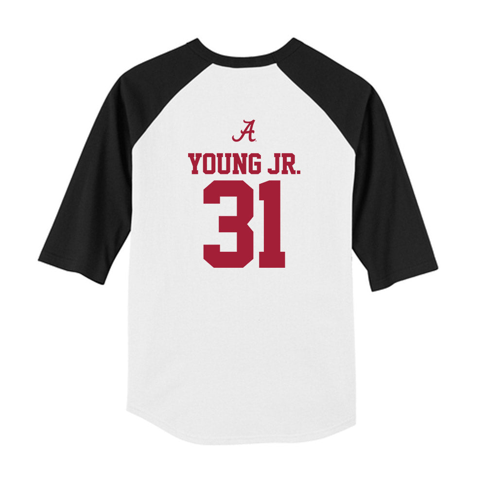 Alabama - NCAA Baseball : Jon Young Jr. - USA Raglan Youth Raglan T-Shirt Hoodie, Sweatshirt | CoreVibeTees.com (Image 2)