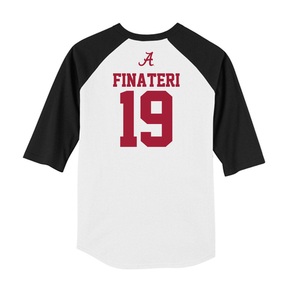 Alabama - NCAA Baseball : Aeden Finateri - USA Raglan Raglan Shirt Hoodie, Sweatshirt | CoreVibeTees.com (Image 2)