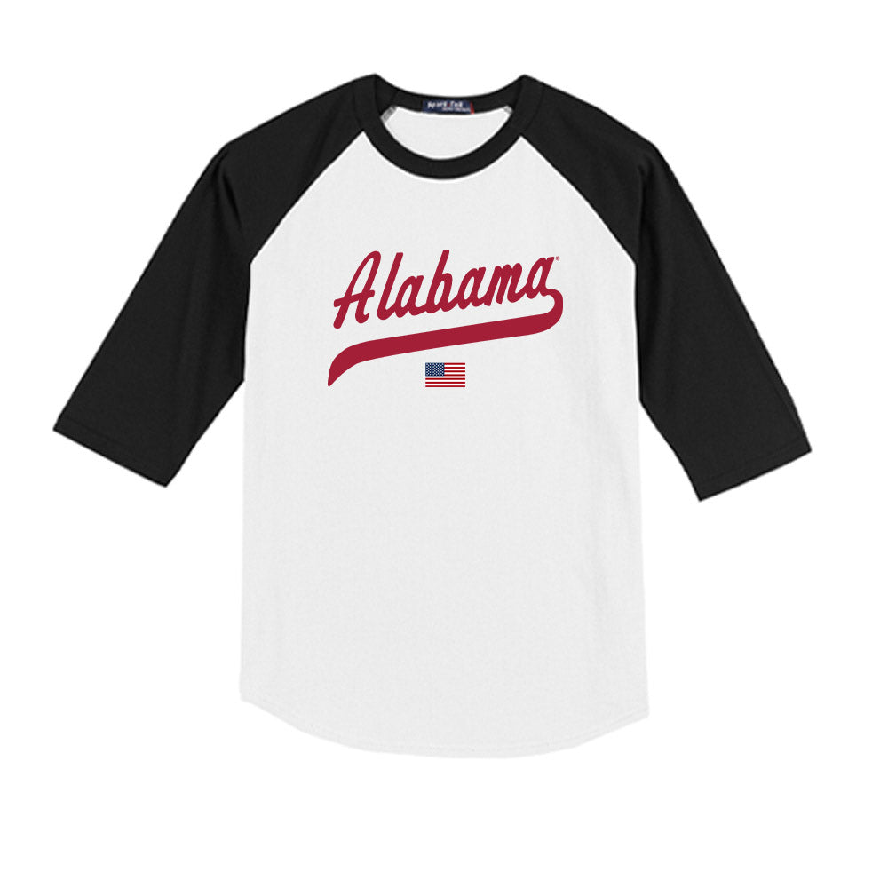 Alabama - NCAA Baseball : Jon Young Jr. - USA Raglan Youth Raglan T-Shirt Hoodie, Sweatshirt | CoreVibeTees.com (Image 1)