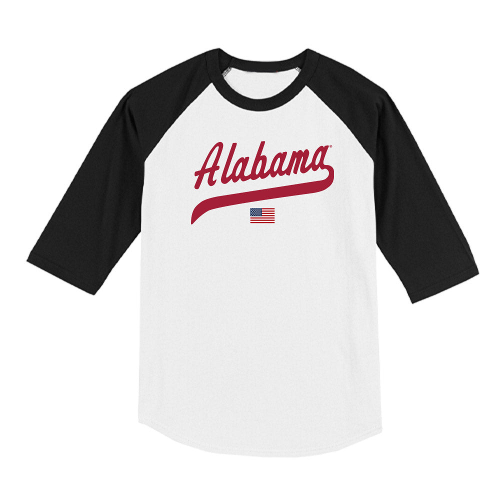 Alabama - NCAA Cheerleading : aaliyah perkins - USA Raglan Raglan Shirt Hoodie, Sweatshirt | CoreVibeTees.com (Image 1)