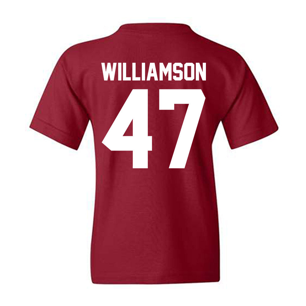 Alabama - NCAA Baseball : Jojo Williamson - NCAA¬Æ Replica Shersey Youth T-Shirt Style002 Hoodie, Sweatshirt (Image 2)