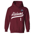 Alabama - NCAA Baseball : Justin Lebron - NCAA¬Æ Replica Shersey Hooded Sweatshirt Style001 T-Shirts, Hoodie (Image 1)