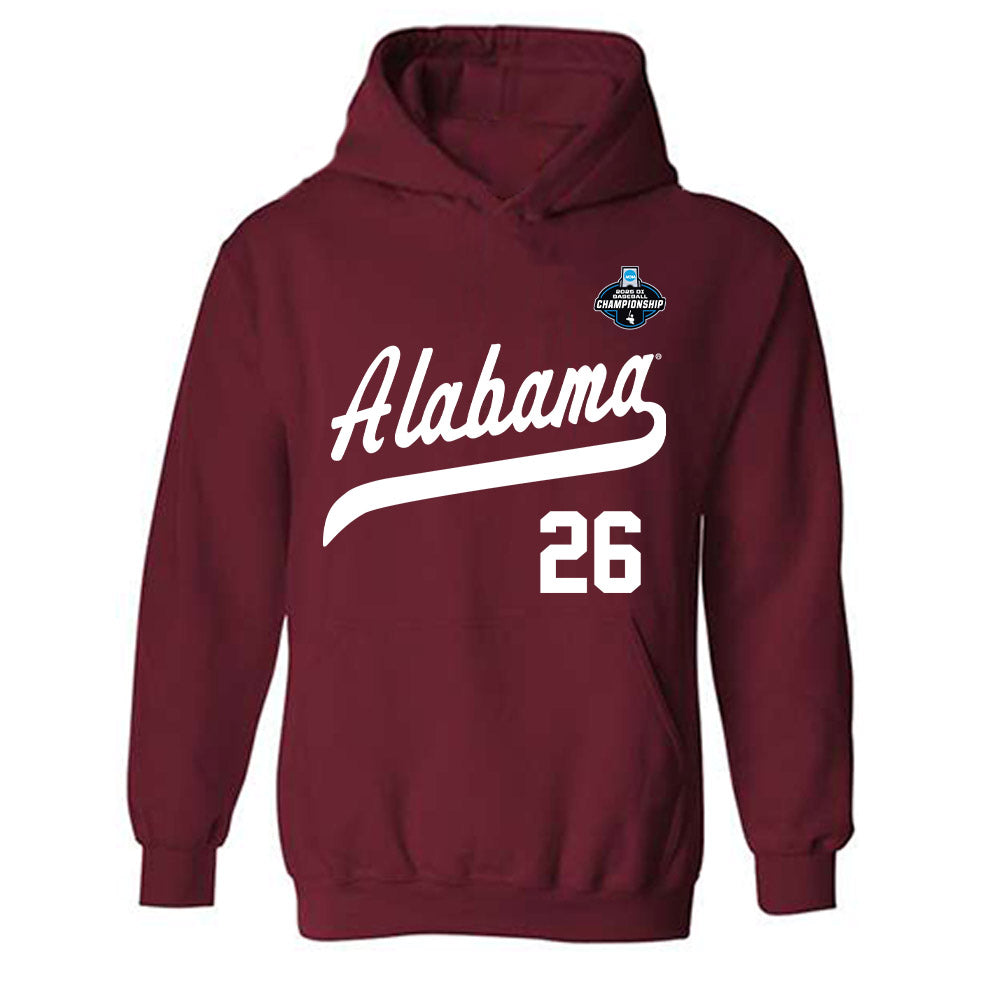 Alabama - NCAA Baseball : Peyton Steele - NCAA¬Æ Replica Shersey Hooded Sweatshirt Style004 T-Shirts, Hoodie (Image 1)