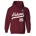 Alabama - NCAA Baseball : Zane Adams - NCAA¬Æ Replica Shersey Hooded Sweatshirt Style002 T-Shirts, Hoodie (Image 1)