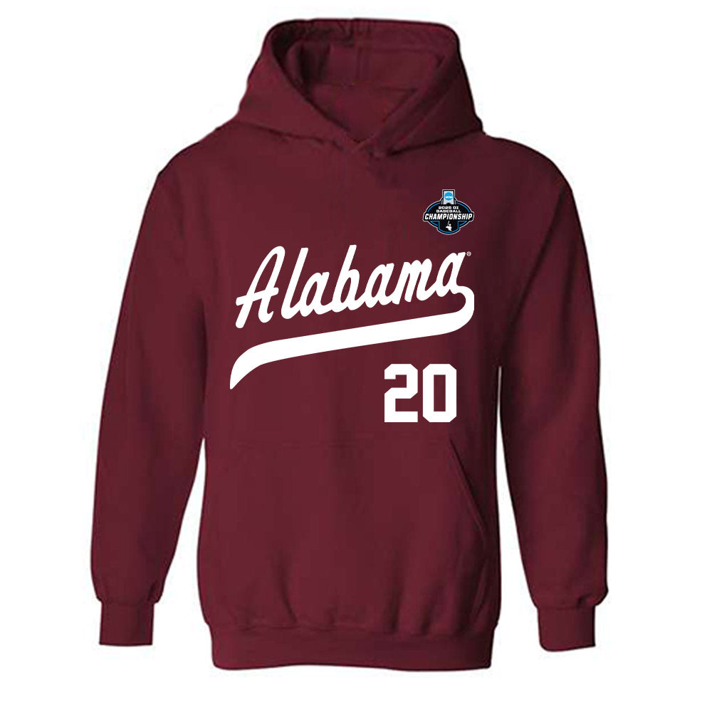Alabama - NCAA Baseball : Zane Adams - NCAA¬Æ Replica Shersey Hooded Sweatshirt Style002 T-Shirts, Hoodie (Image 1)