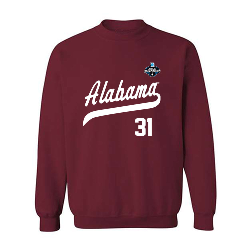 Alabama - NCAA Baseball : Jon Young Jr. - NCAA¬Æ Replica Shersey Crewneck Sweatshirt Style002 T-Shirts, Hoodie (Image 1)