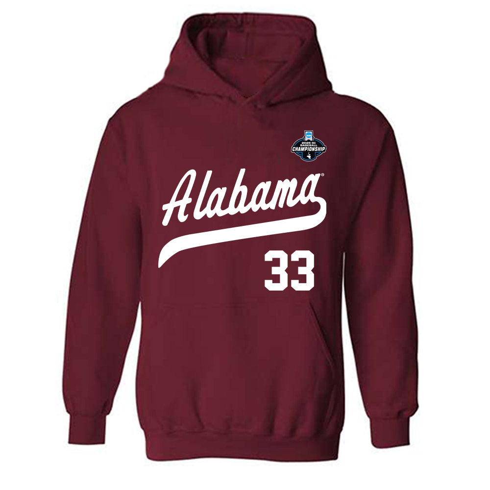 Alabama - NCAA Baseball : Ariston Veasey - NCAA¬Æ Replica Shersey Hooded Sweatshirt Style005 T-Shirts, Hoodie (Image 1)
