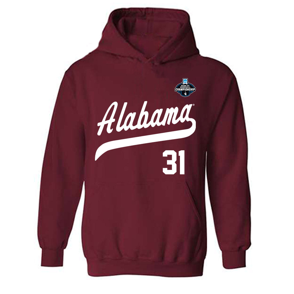 Alabama - NCAA Baseball : Jon Young Jr. - NCAA¬Æ Replica Shersey Hooded Sweatshirt T-Shirts, Hoodie (Image 1)