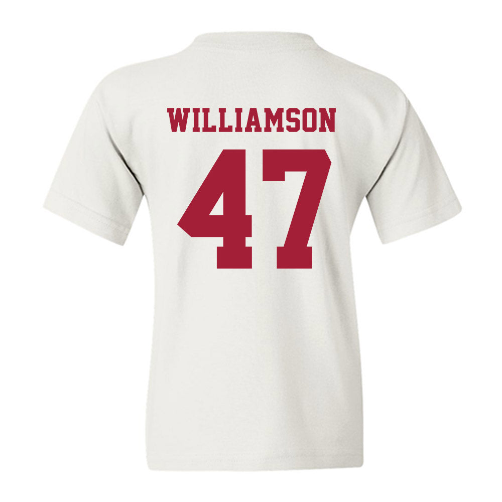 Alabama - NCAA Baseball : Jojo Williamson - NCAA¬Æ Replica Shersey Youth T-Shirt Hoodie, Sweatshirt (Image 2)