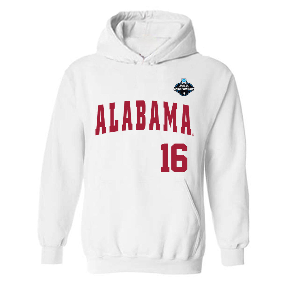 Alabama - NCAA Baseball : Jonathan Stevens - NCAA¬Æ Replica Shersey Hooded Sweatshirt T-Shirts, Hoodie (Image 1)