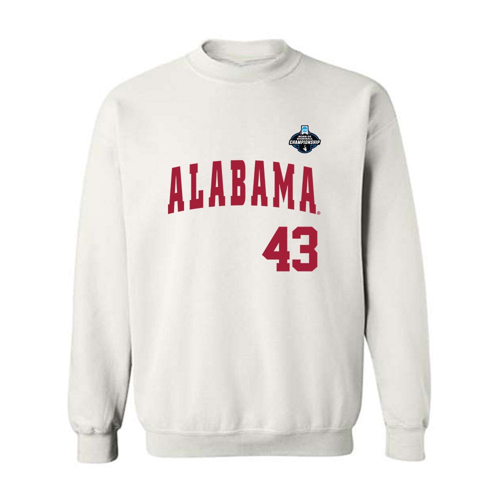 Alabama - NCAA Baseball : Jack Ketchum - NCAA¬Æ Replica Shersey Crewneck Sweatshirt Style001 T-Shirts, Hoodie (Image 1)