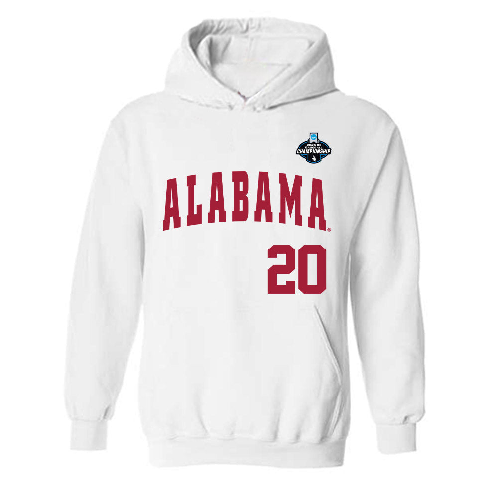 Alabama - NCAA Baseball : Zane Adams - NCAA¬Æ Replica Shersey Hooded Sweatshirt T-Shirts, Hoodie | CoreVibeTees.com (Image 1)