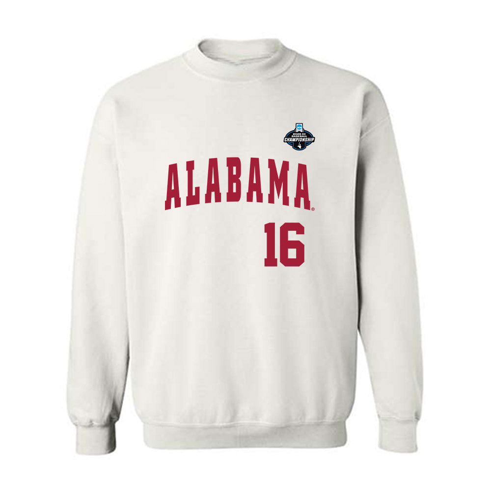 Alabama - NCAA Baseball : Jonathan Stevens - NCAA¬Æ Replica Shersey Crewneck Sweatshirt Style001 T-Shirts, Hoodie (Image 1)