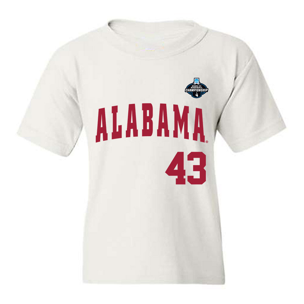 Alabama - NCAA Baseball : Jack Ketchum - NCAA¬Æ Replica Shersey Youth T-Shirt Hoodie, Sweatshirt | CoreVibeTees.com (Image 1)