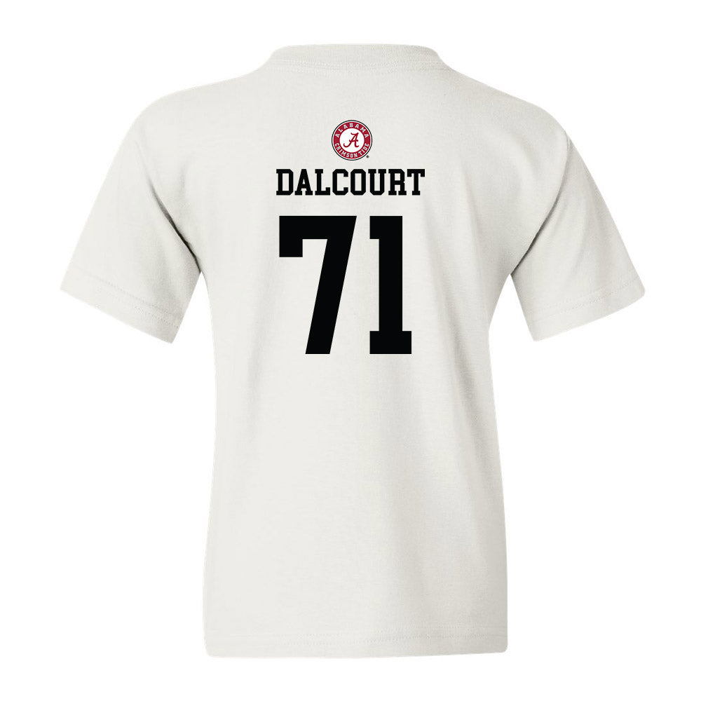 Alabama - Football Alumni : Darrian Dalcourt - Youth T-Shirt Sports Shersey Hoodie, Sweatshirt | CoreVibeTees.com (Image 2)